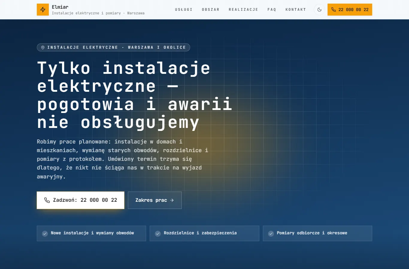 Przykład: Podstrony wyglądają jak reszta serwisu