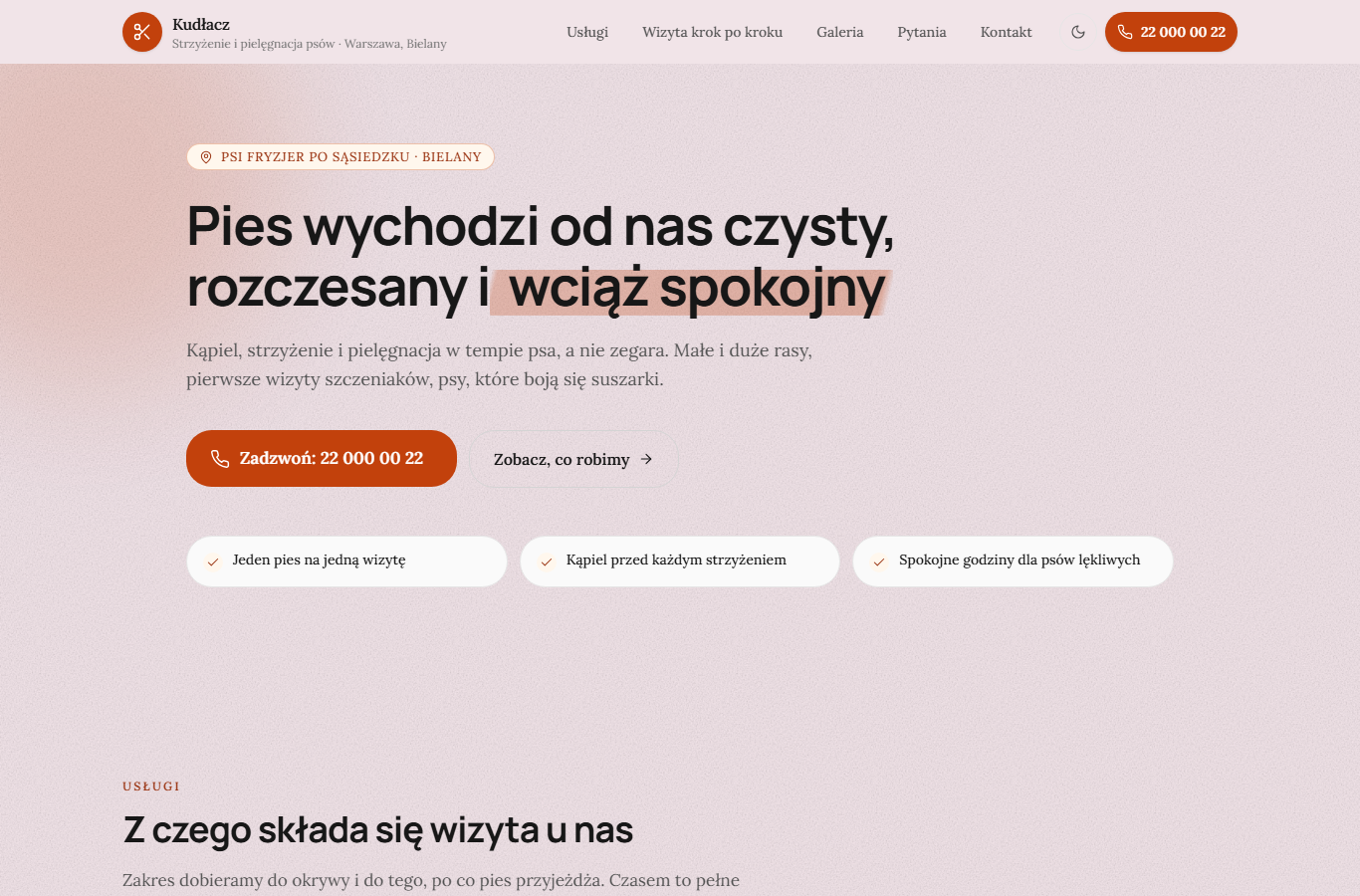 Kudłacz — psi fryzjer